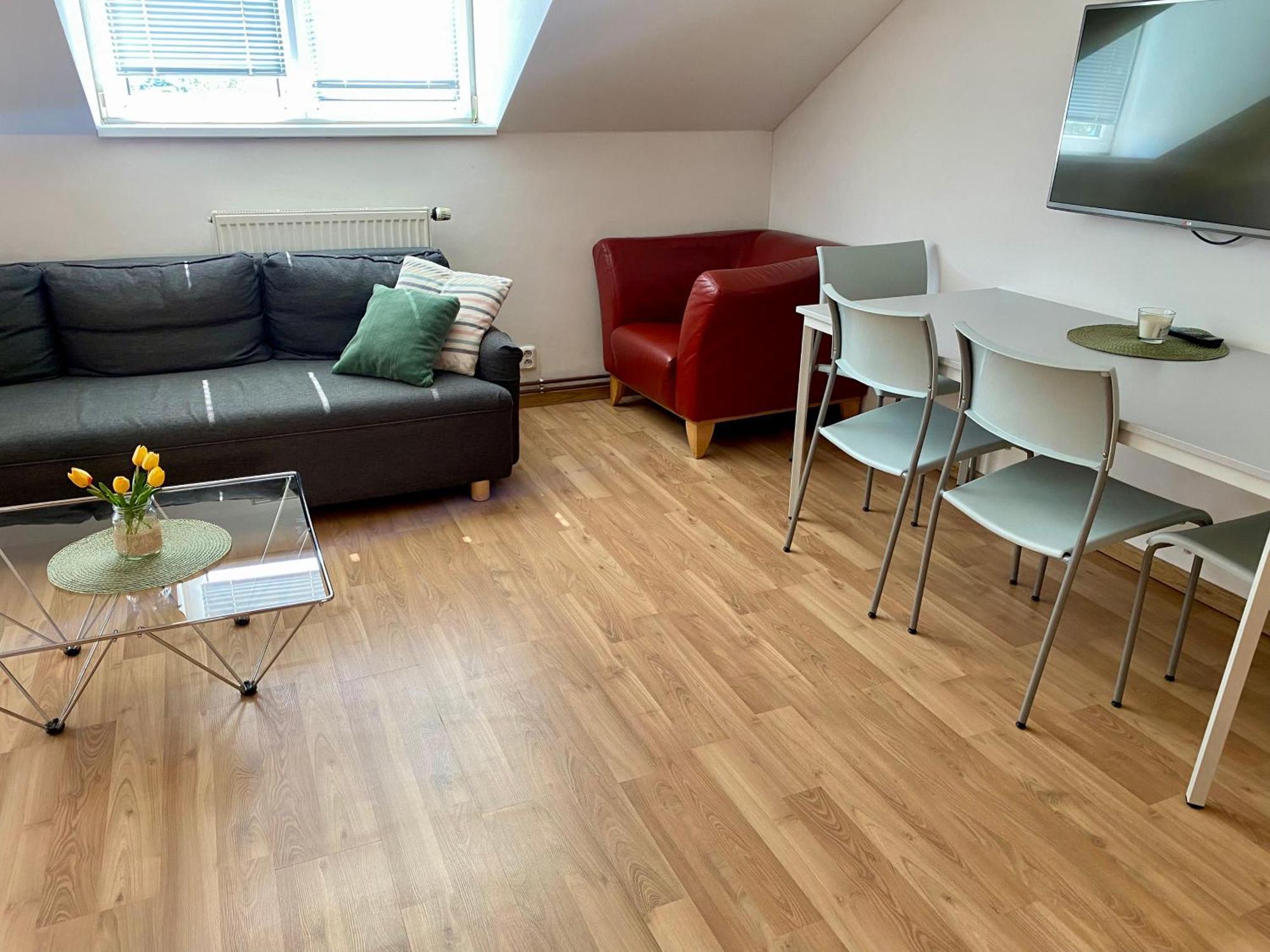 3-Bedroom Apartment In Rajhrad, With Kitchen, 2 Bathrooms, Parking 外观 照片